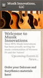 Mobile Screenshot of musikinnovations.org